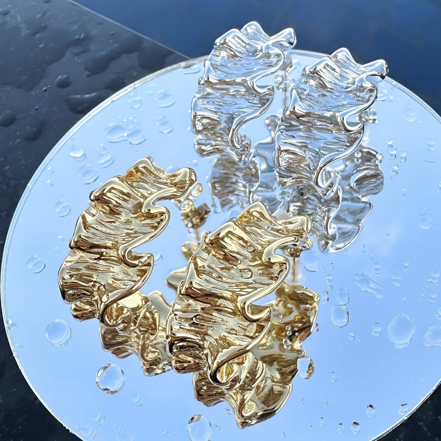 Pendientes de acero inoxidable,