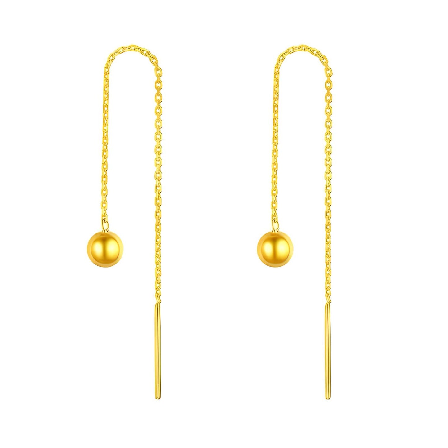 18K gold plated Stainless steel earrings,