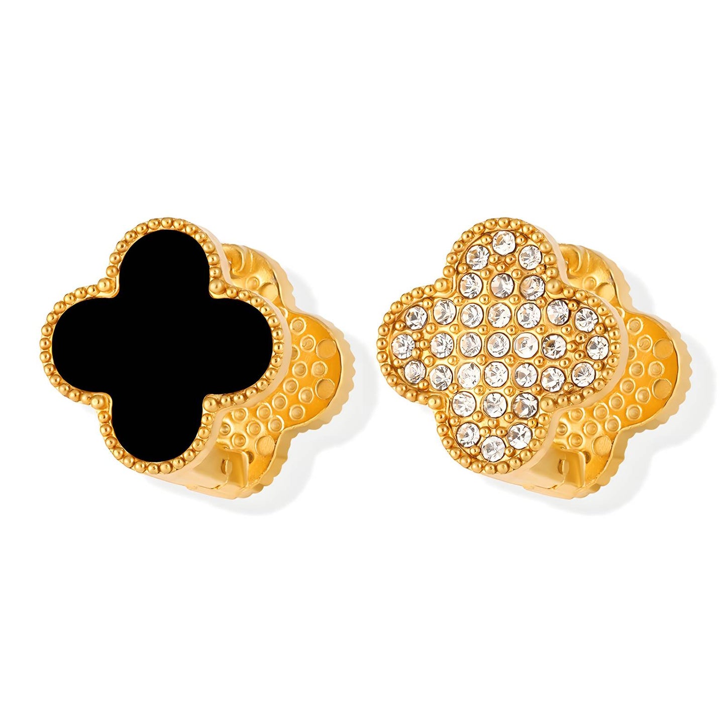 18K gold plated Stainless steel earrings,