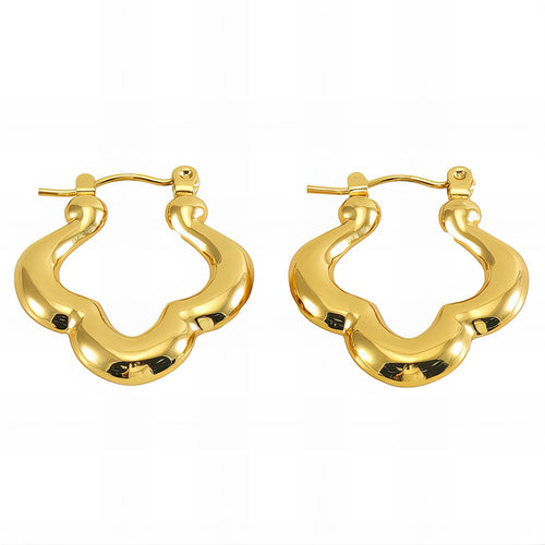 18K gold plated Stainless steel earrings,