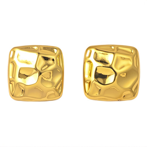18K gold plated Stainless steel earrings,