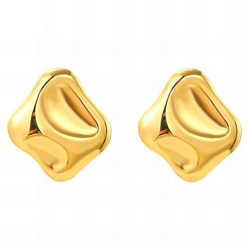 18K gold plated Stainless steel earrings,