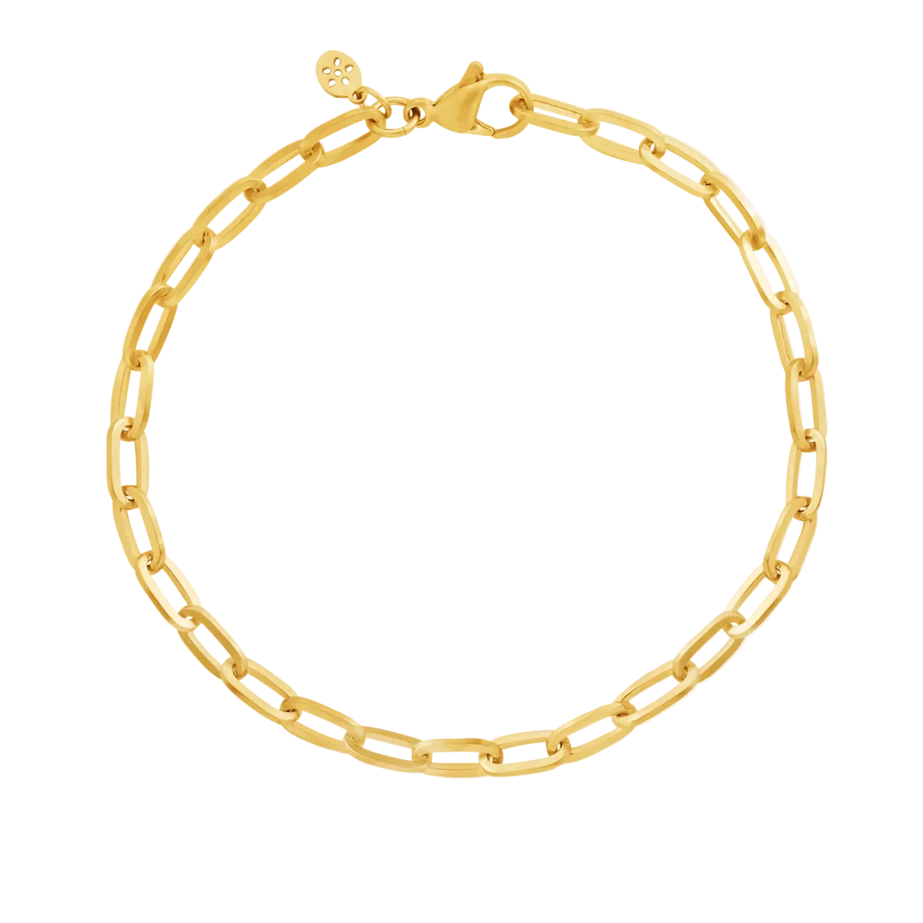 Classic Paperclip Charm Bracelet