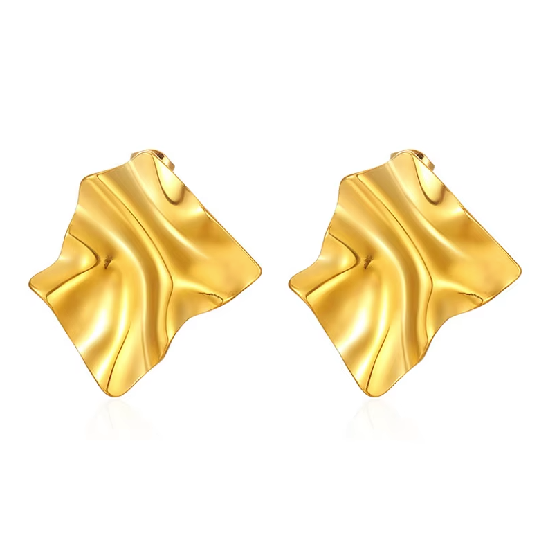 Tachuelas de ondas fundidas: brillo abstracto
