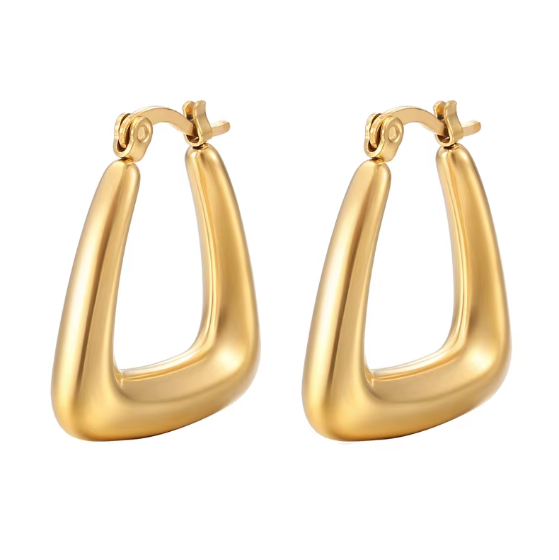 Geo Glide Hoop – Chic Angle