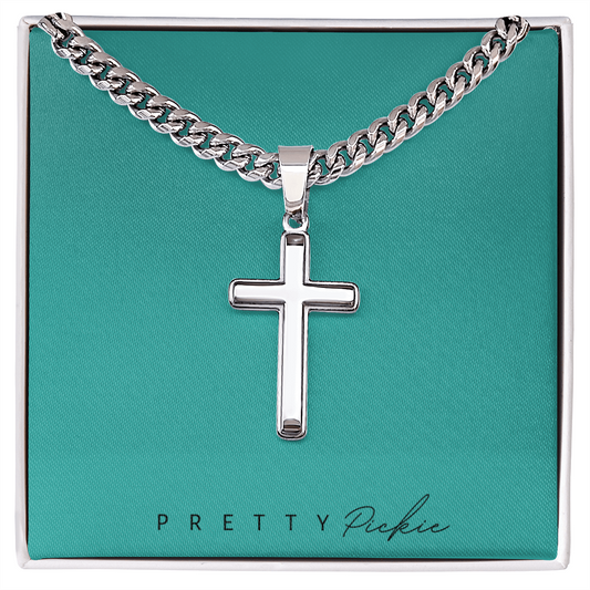 Cuban Cross Link Chain – Faith in Steel
