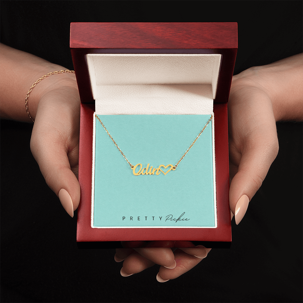 Heart Name Necklace