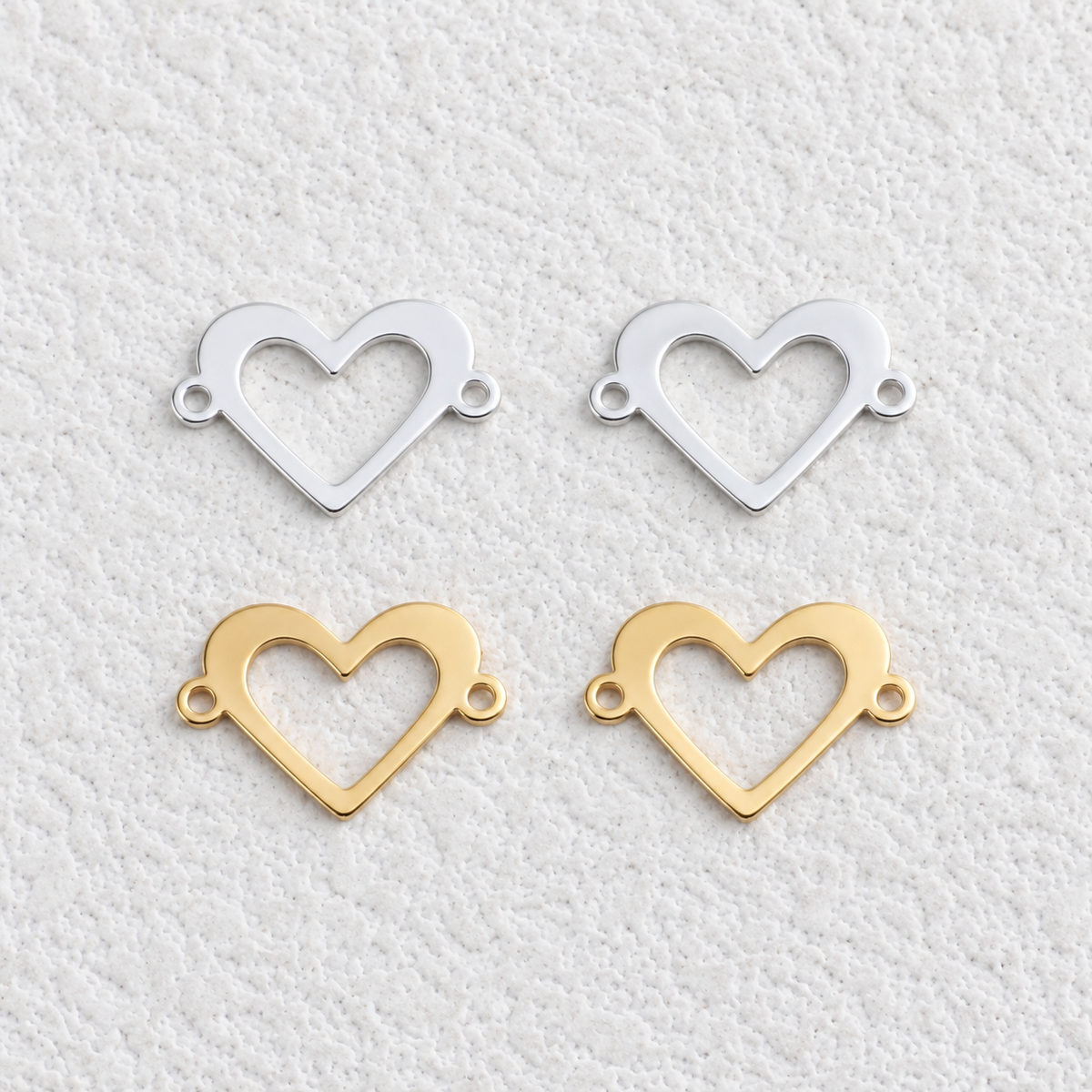 Open Heart Permanent Jewelry Connector