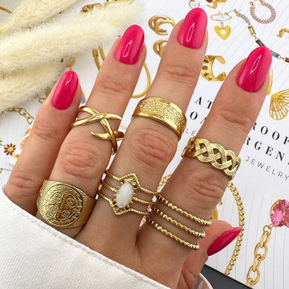Anillo trenzado Rivière – Oro de 18 quilates