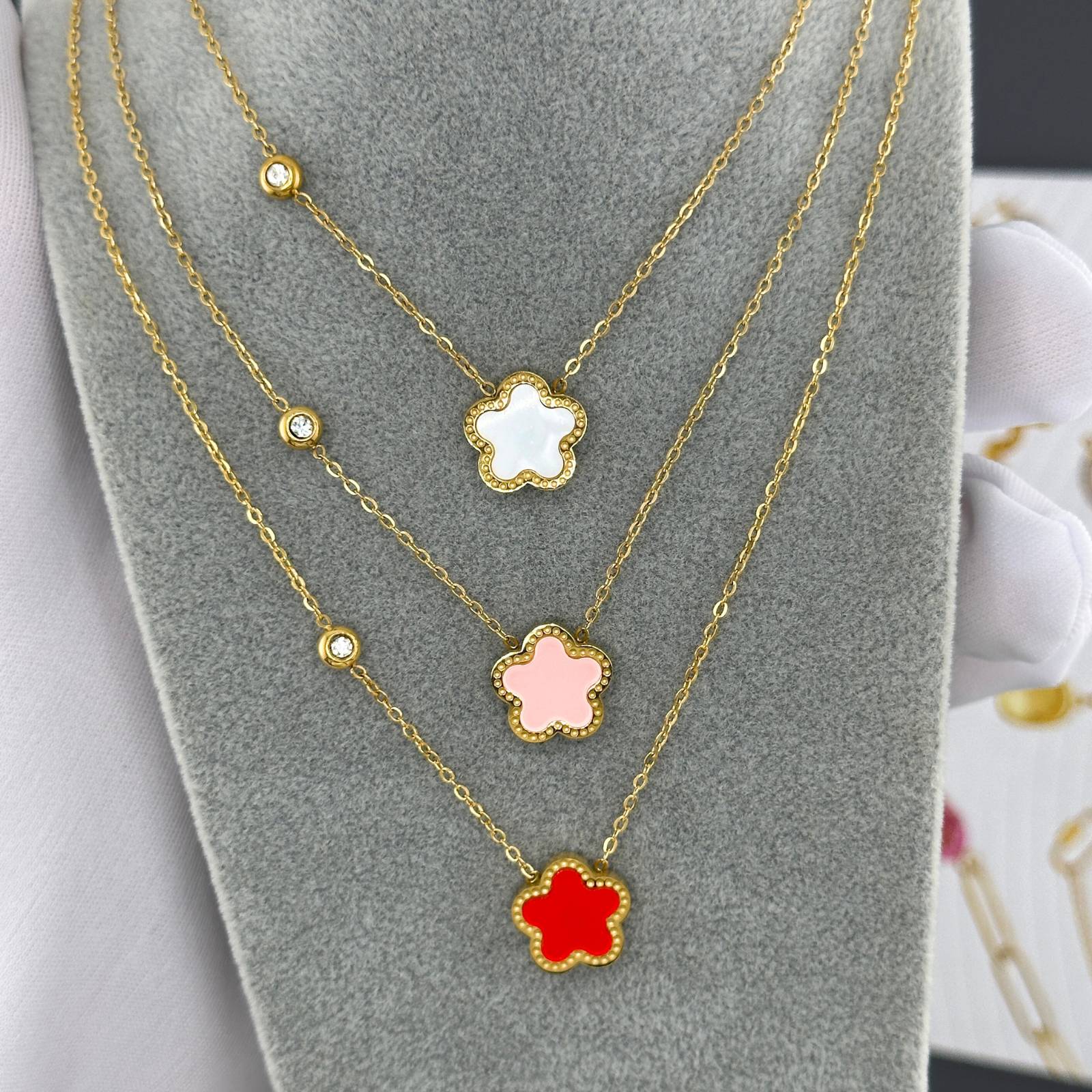 Classic Chain Necklace in 18K Gold Plated Steel