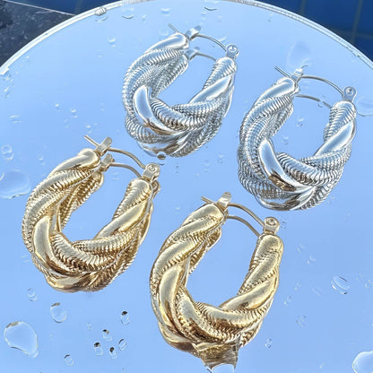 Stainless steel earrings,