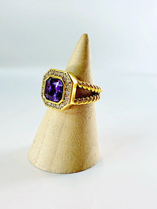 Royal Amethyst Elegance Ring