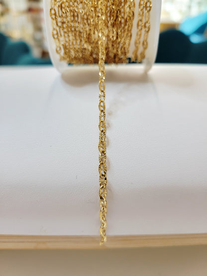 Kit de joyería permanente Forever Link DIY: oro y plata de 18 quilates
