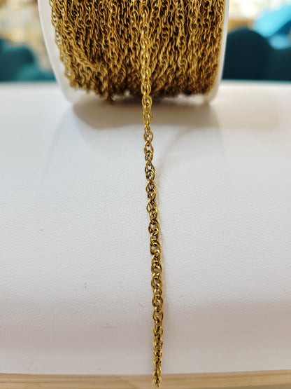 Kit de joyería permanente Forever Link DIY: oro y plata de 18 quilates