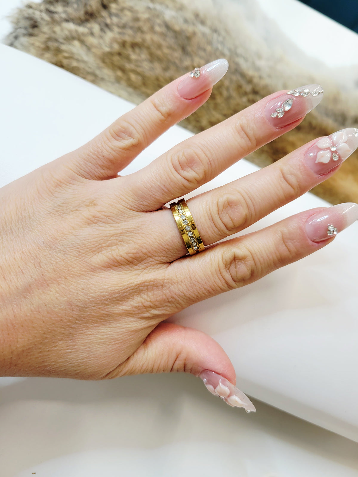 Classic CZ Eternity Band - 18K Gold Plated