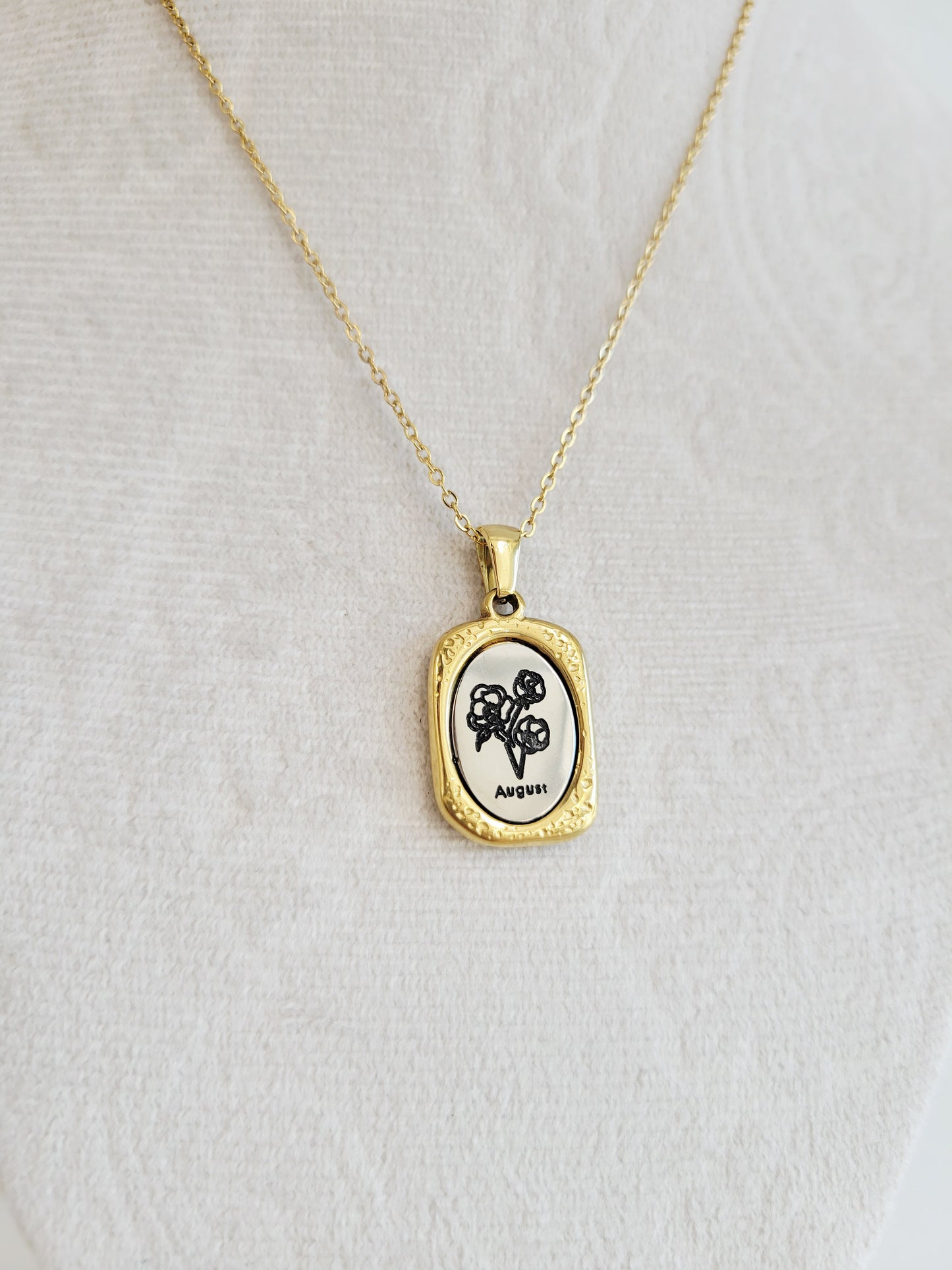 Birth Flower Necklace – Choose Your Birth Month