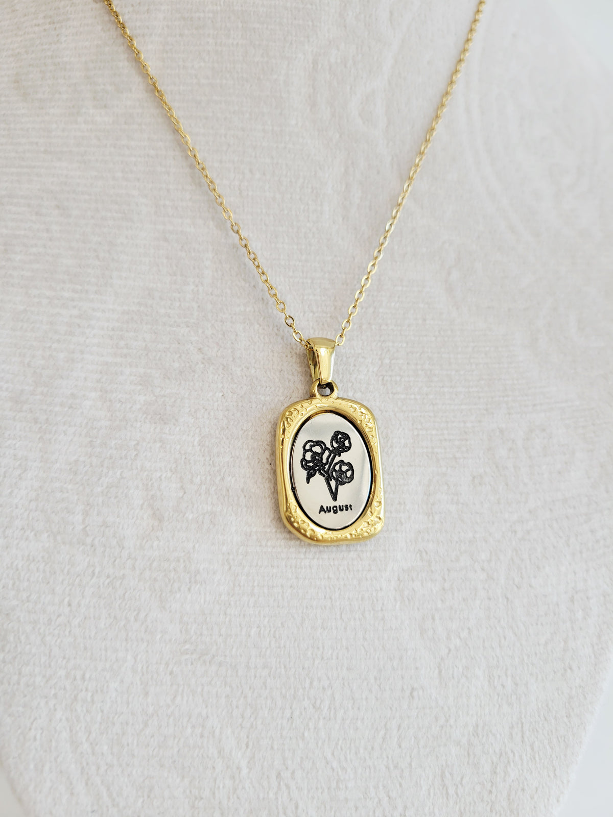 Birth Flower Necklace – Choose Your Birth Month
