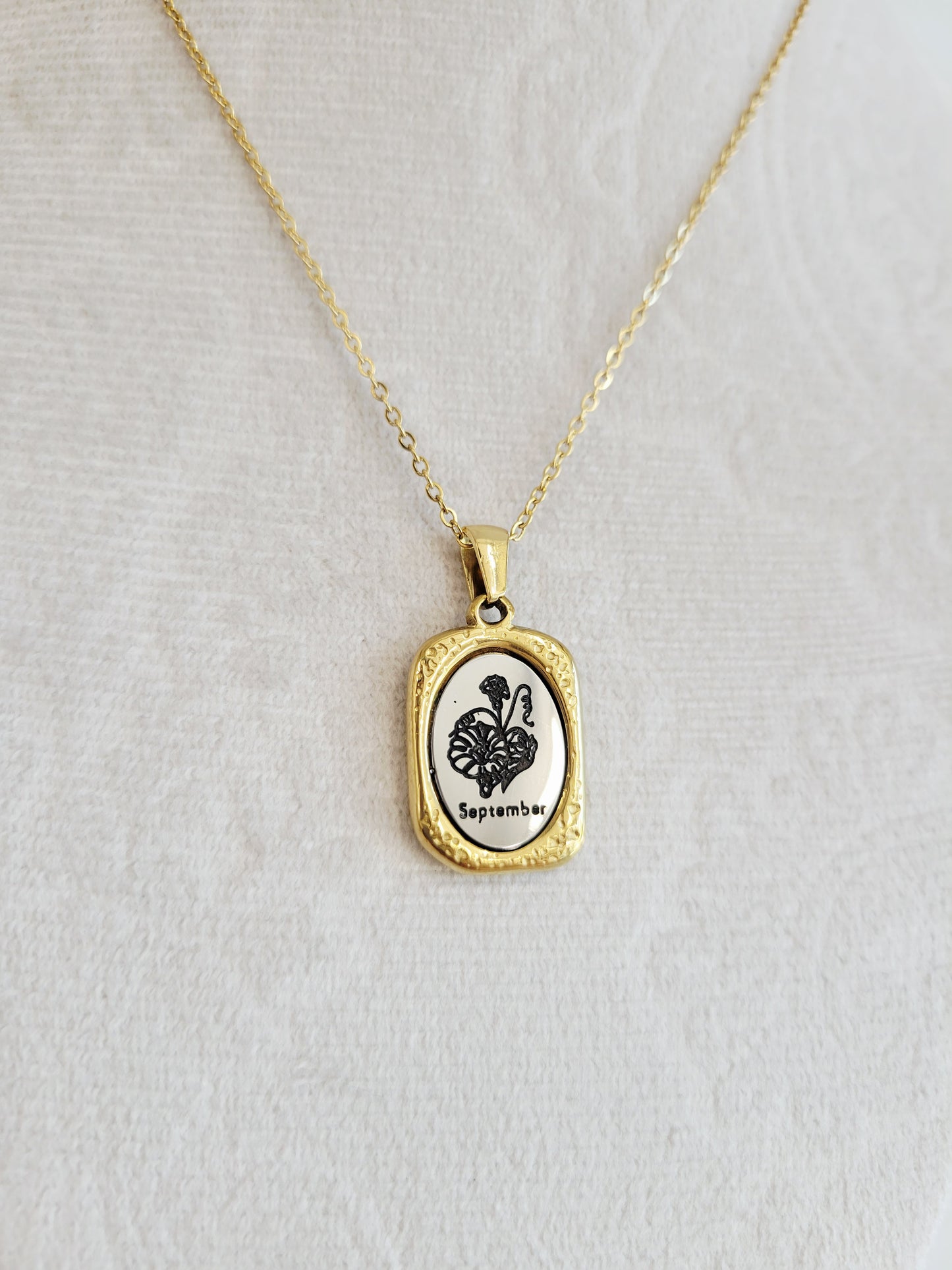 Birth Flower Necklace – Choose Your Birth Month
