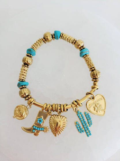 Desert Darling Western Charm Bracelet