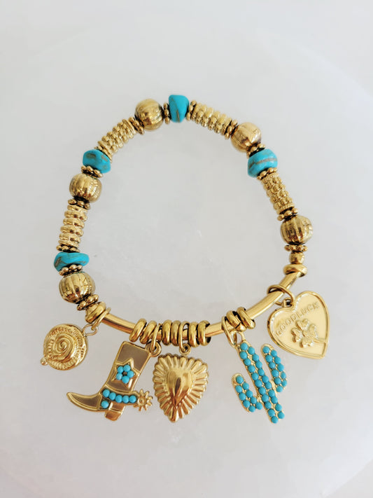 Desert Darling Western Charm Bracelet