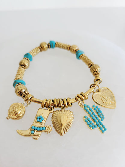 Desert Darling Western Charm Bracelet