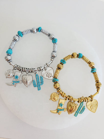 Desert Darling Western Charm Bracelet