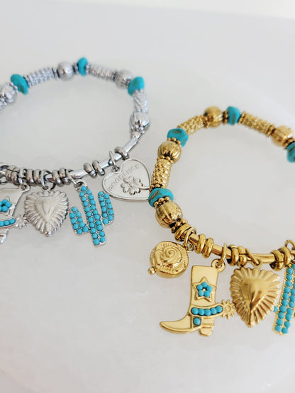 Desert Darling Western Charm Bracelet