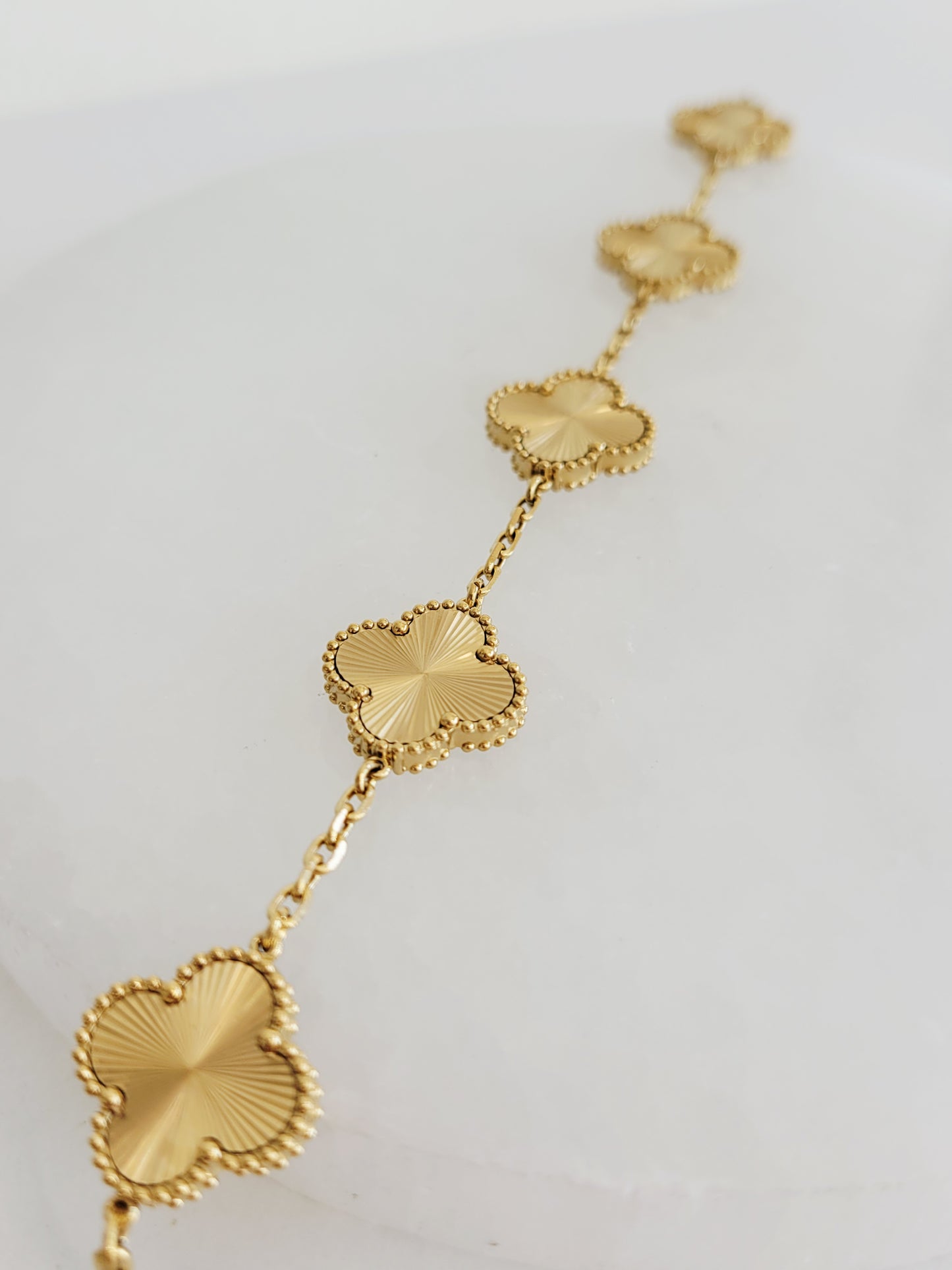 Soleil Lucky Clover Station Bracelet