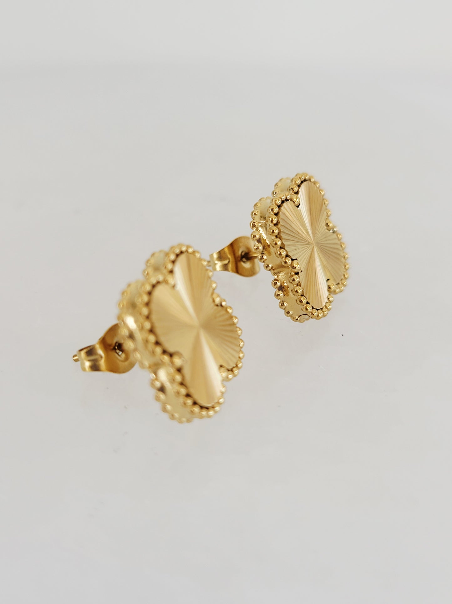 Soleil Lucky Clover Stud Earrings