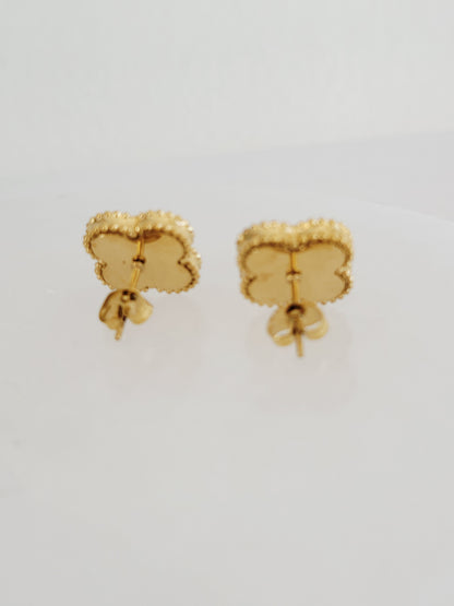 Soleil Lucky Clover Stud Earrings