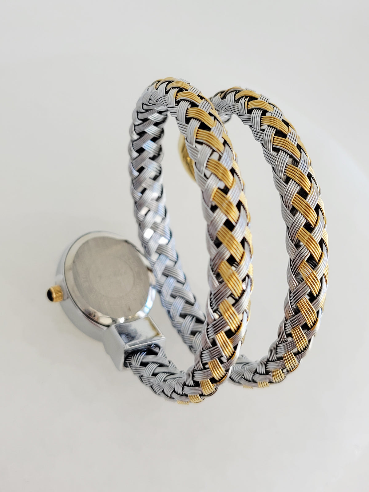 Vintage Woven Oval Bracelet Watch