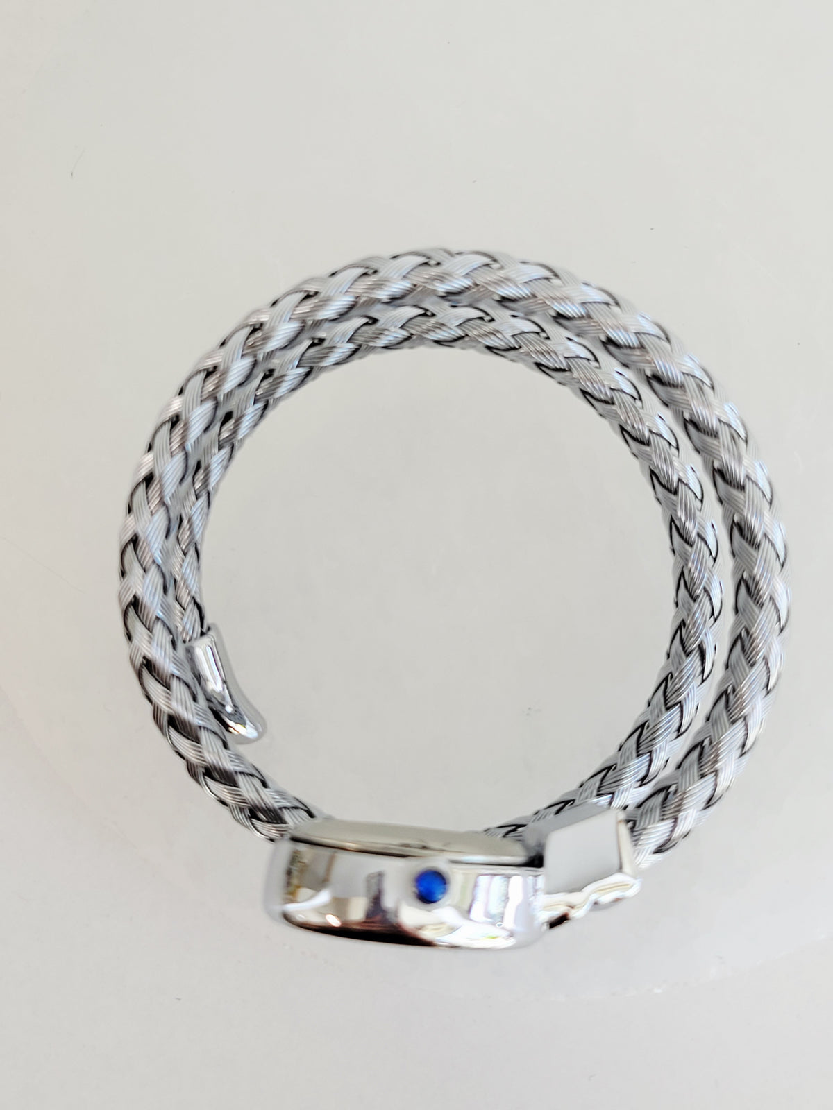 Vintage Woven Oval Bracelet Watch