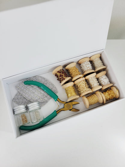 Permanent Jewelry Chain Starter Kit | 10 Curated Chains in 14K Gold Filled & Sterling Silver