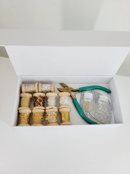 Permanent Jewelry Chain Starter Kit | 10 Curated Chains in 14K Gold Filled & Sterling Silver