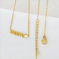 Personalized 18k Gold Plated Mama Necklace
