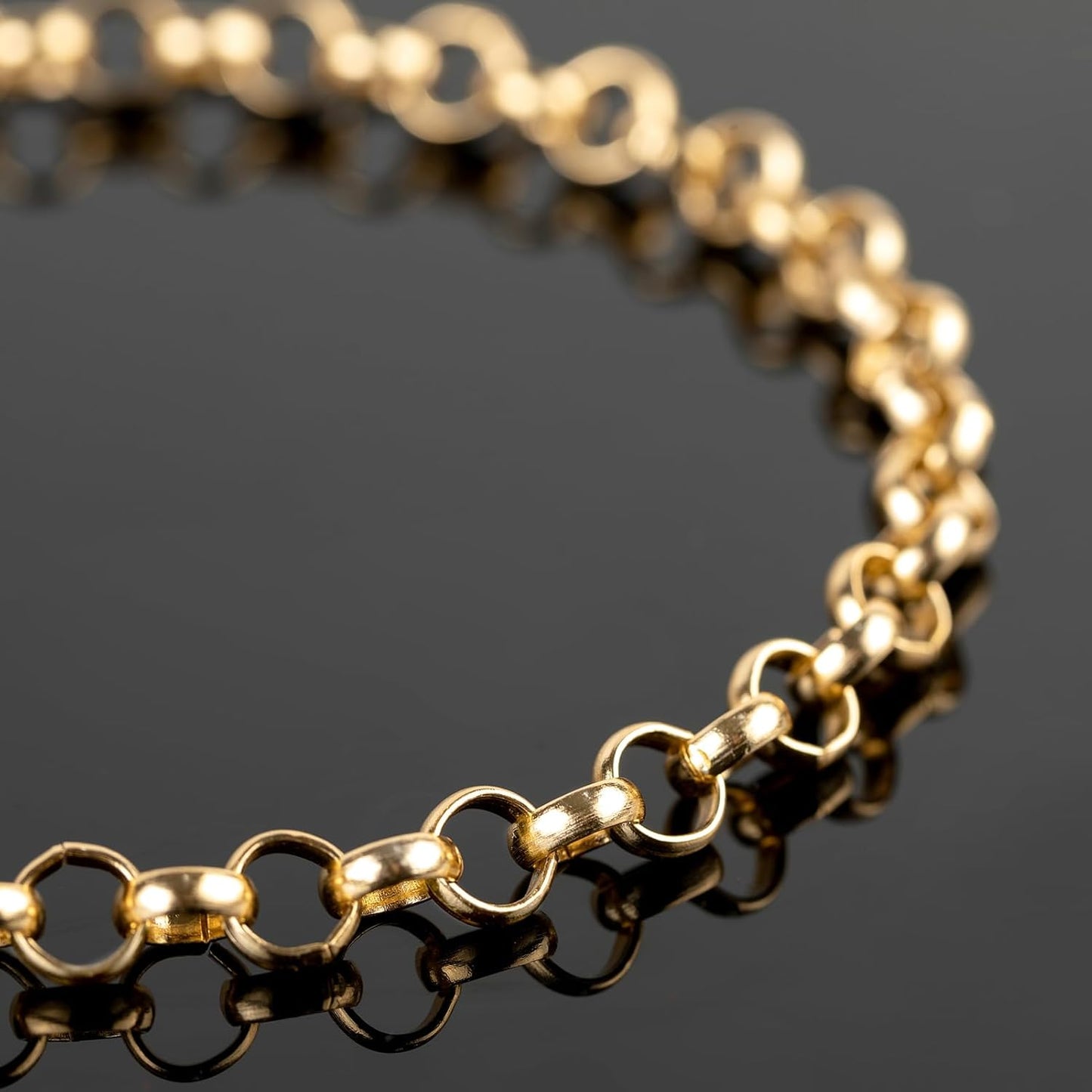 Gold Chunky Rolo Chain