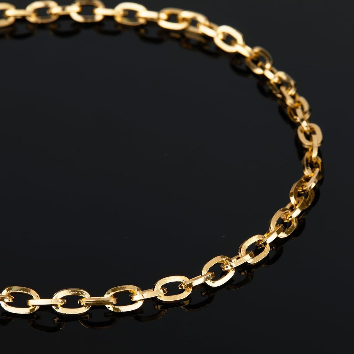 Gold Paperclip Chain Bracelet