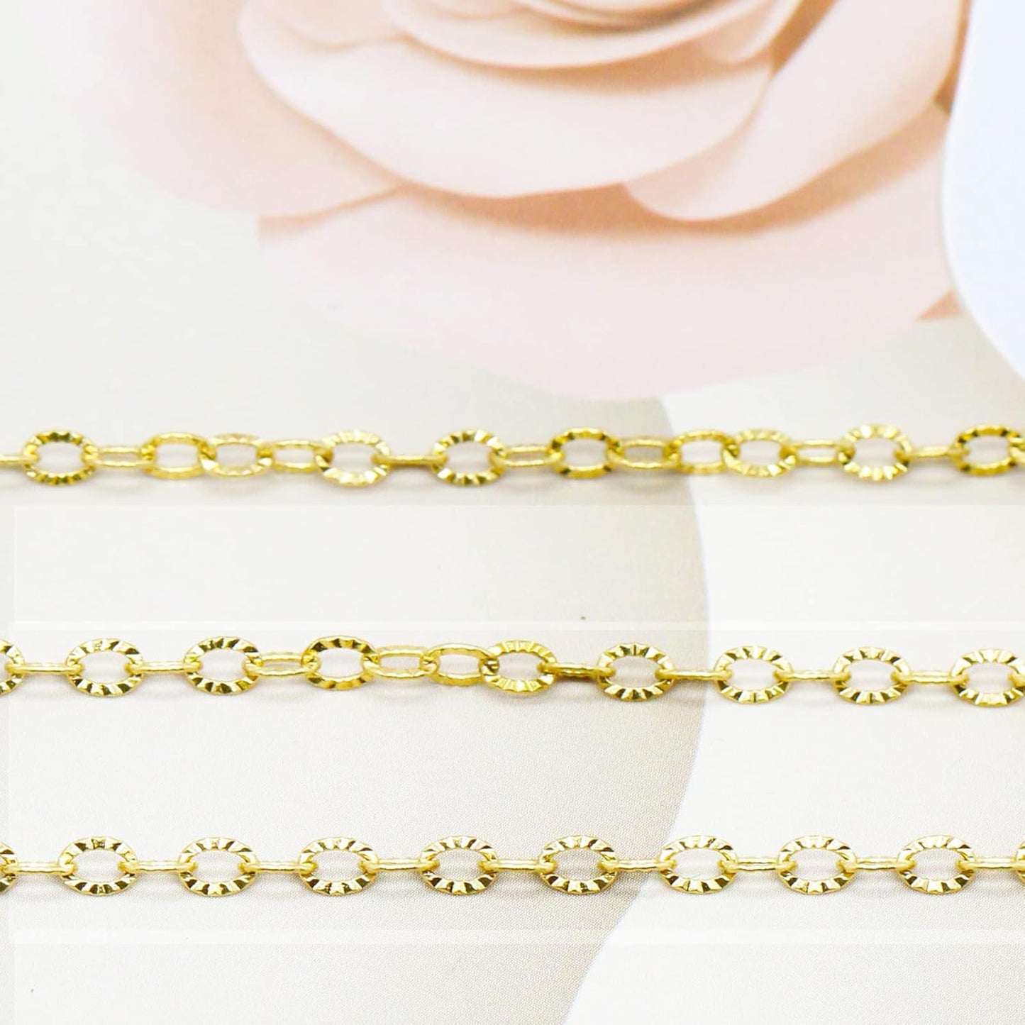 Gold Dainty Sunburst Chain