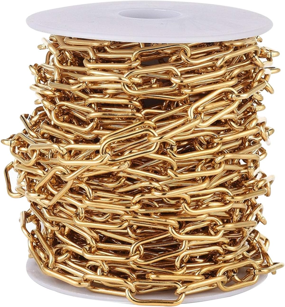 Gold Chunky Paperclip Chain