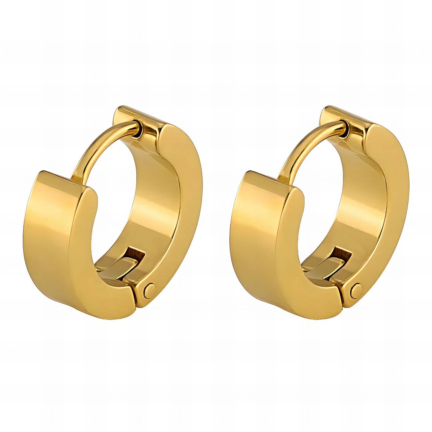 18K gold plated Stainless steel earrings,