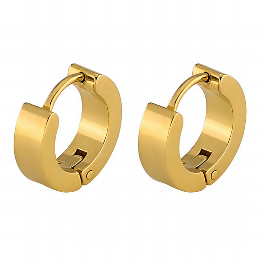 18K gold plated Stainless steel earrings,