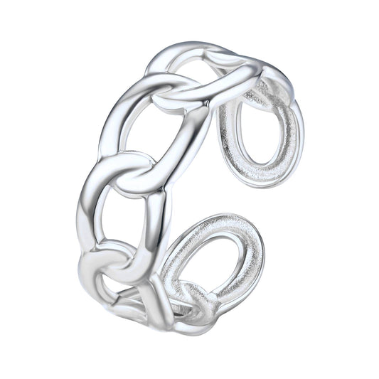 Classic Statement Band Ring in Stainless Steel