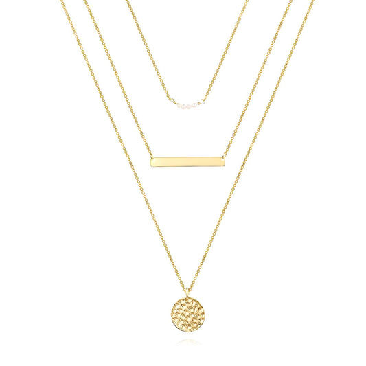 Classic Chain Necklace in 18K Gold Plated Steel