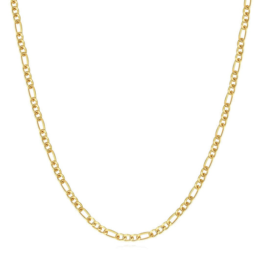 Modern Chain Necklace in 18K Gold Plated Steel