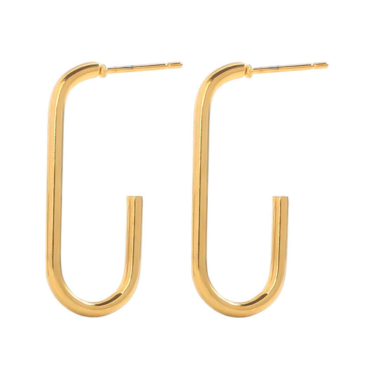 18K gold plated Stainless steel earrings,