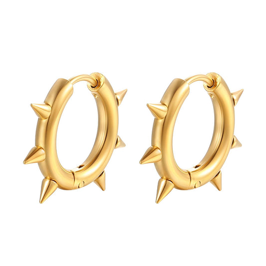 18K gold plated Stainless steel earrings,