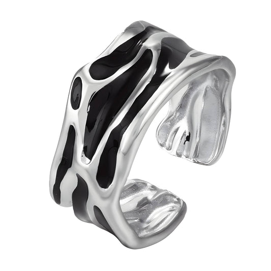 Classic Statement Band Ring in Stainless Steel