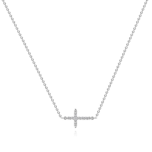 Faith Cross Pendant in Stainless Steel