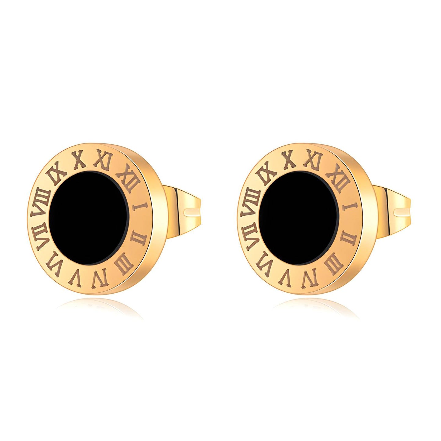 18K gold plated Stainless steel earrings,