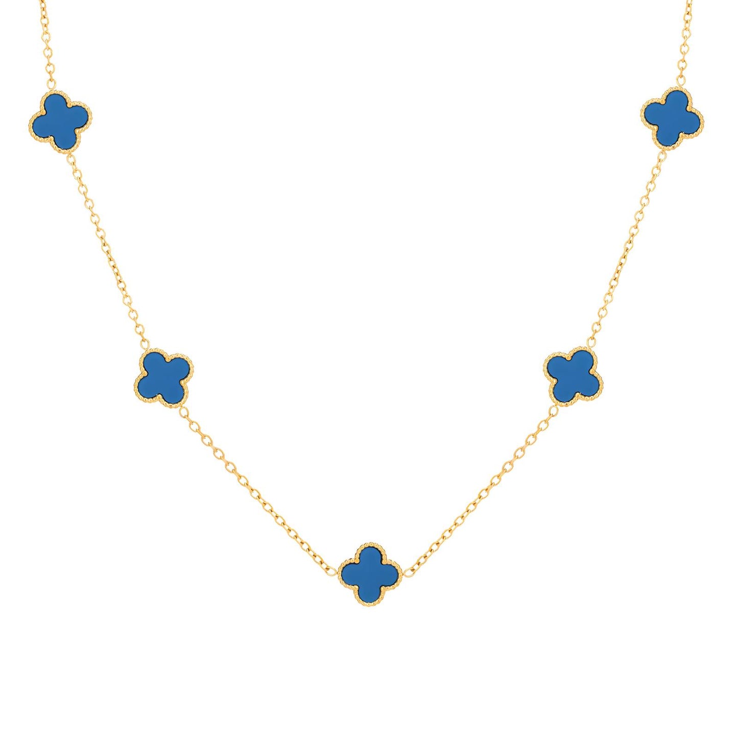 Modern Chain Necklace in 18K Gold Plated Steel